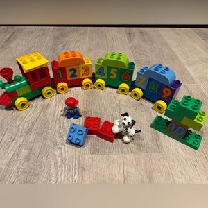 LEGO DUPLO NUMBER TRAIN Learn to Count Set 10558 Number Blocks Dog Included